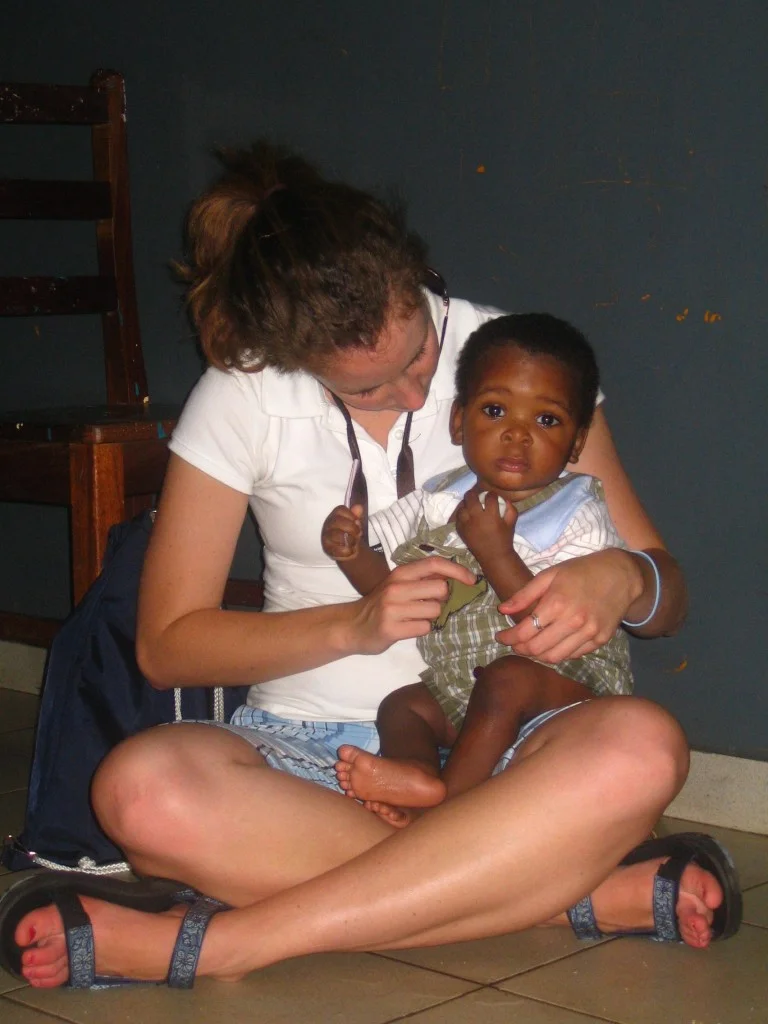 Anna volunteering at an orphanage in Kumasi, Ghana with Project Heal