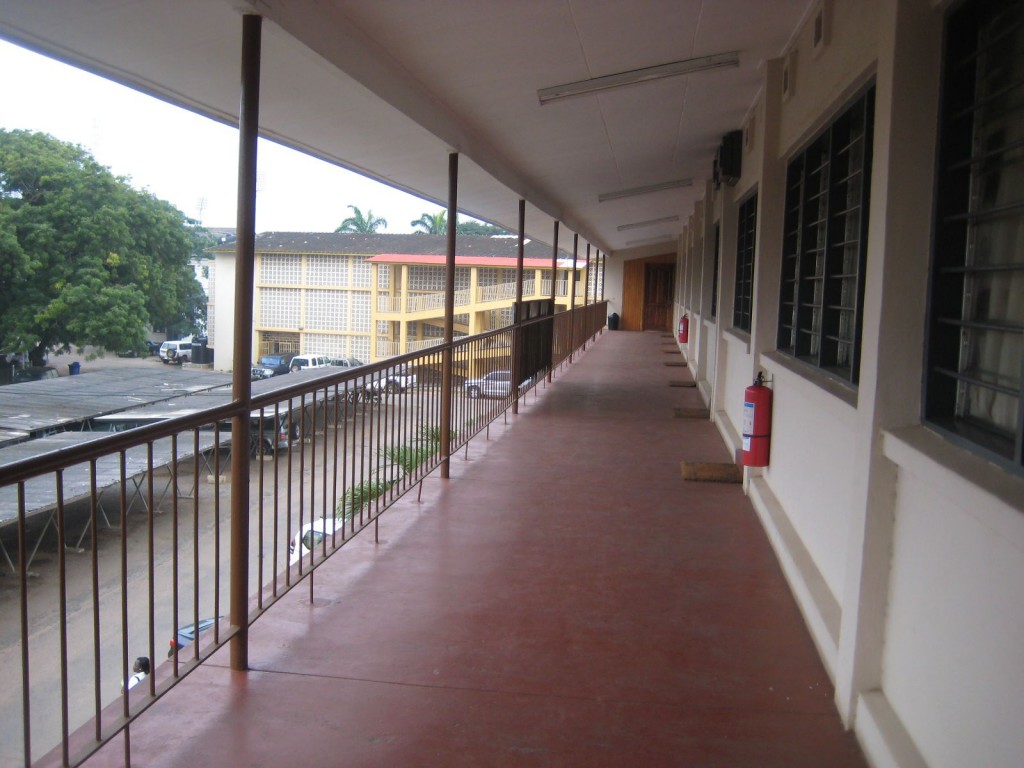 Hallway in the MOH...Tamale Feels VERY far from Accra