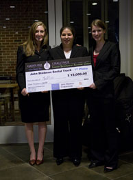 MedPLUS Co-Founders with Check for Winning 2009 Carolina Challenge