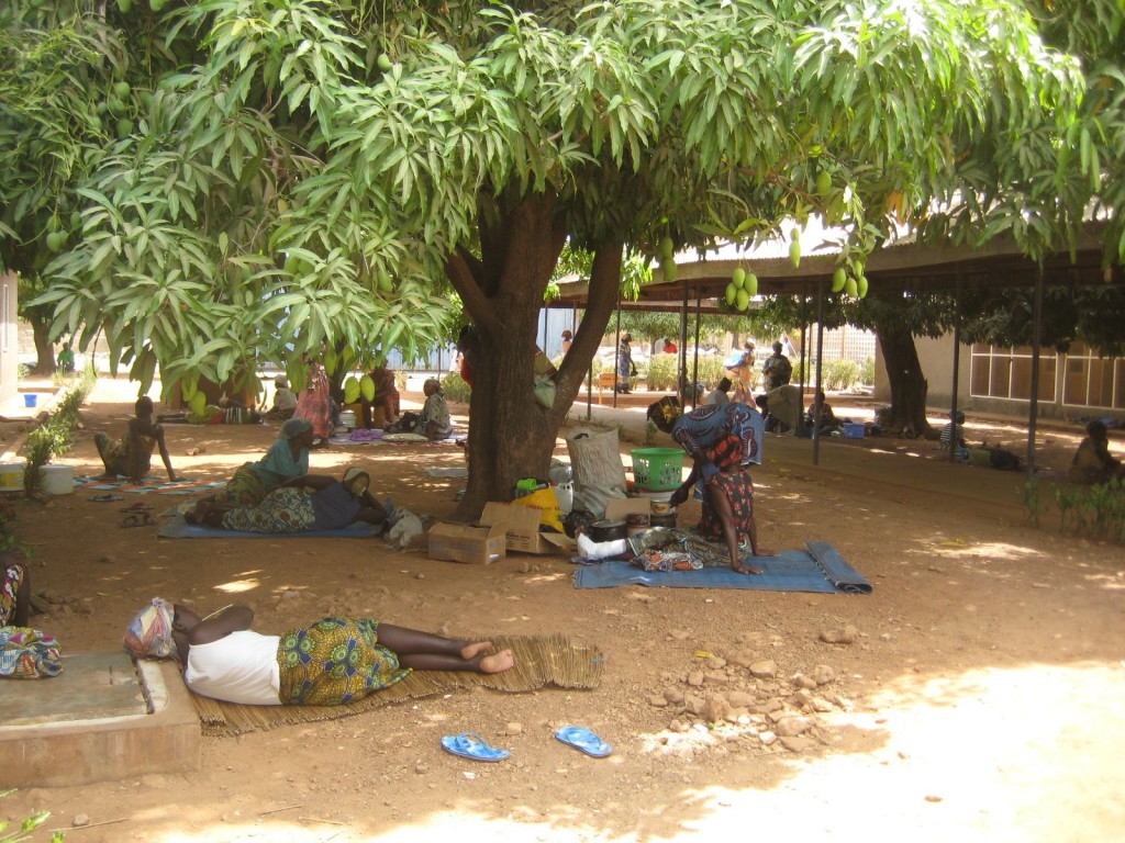 Patients Outside Nandom District Hospital