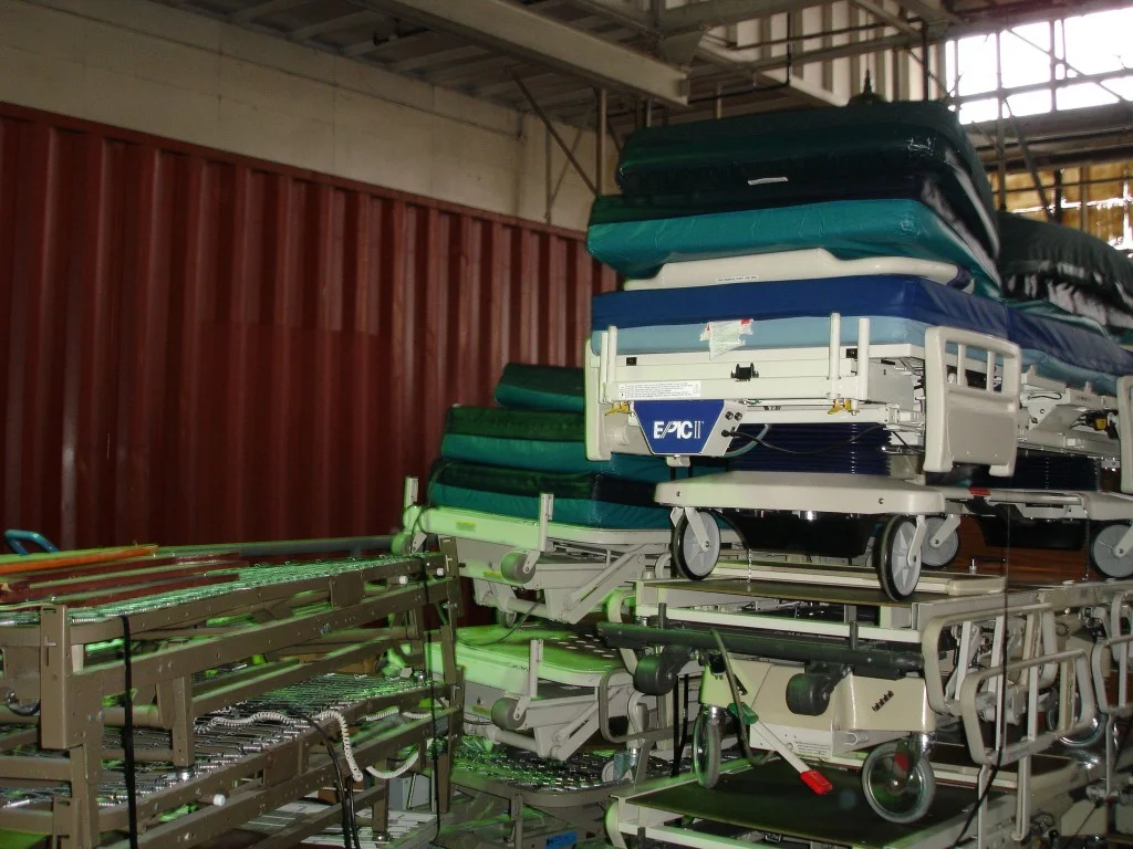 Depending on Size, 30 to 40 Beds Fit in One Container