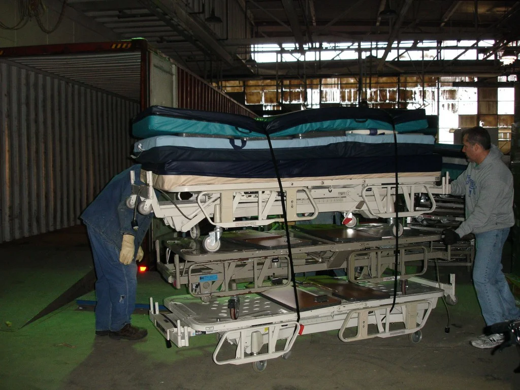 Loading Hospital Beds