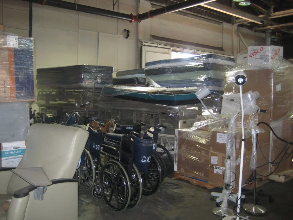 Medical Supplies Near Loading Dock