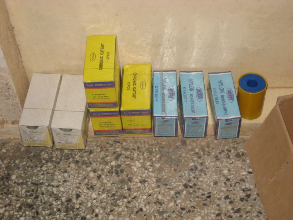 Walewale's Entire Stock of Sutures