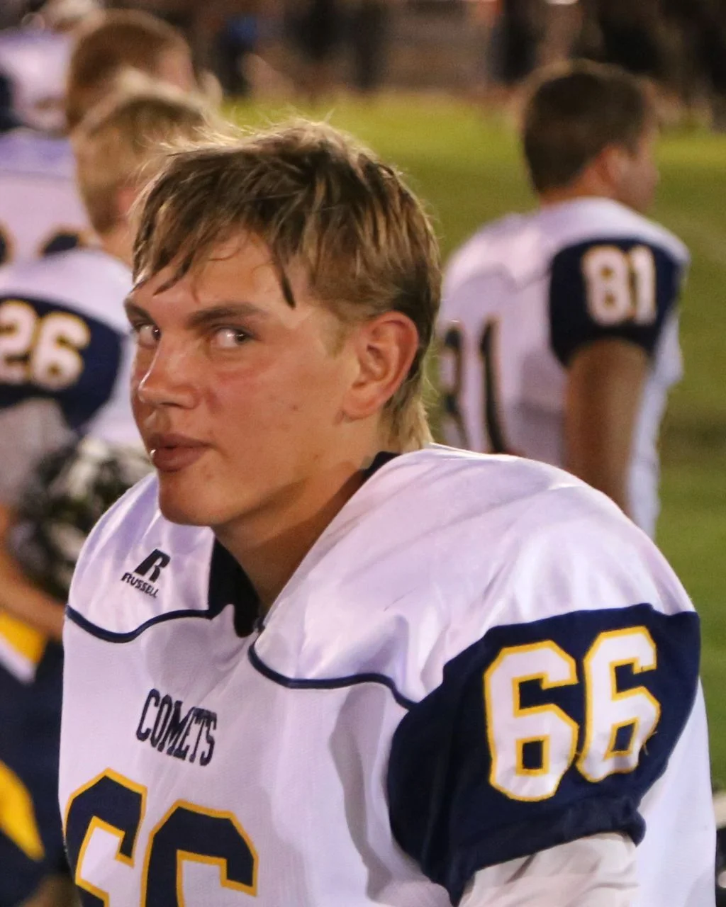 Danny Reinhold plays for Rapid City Christian Comets