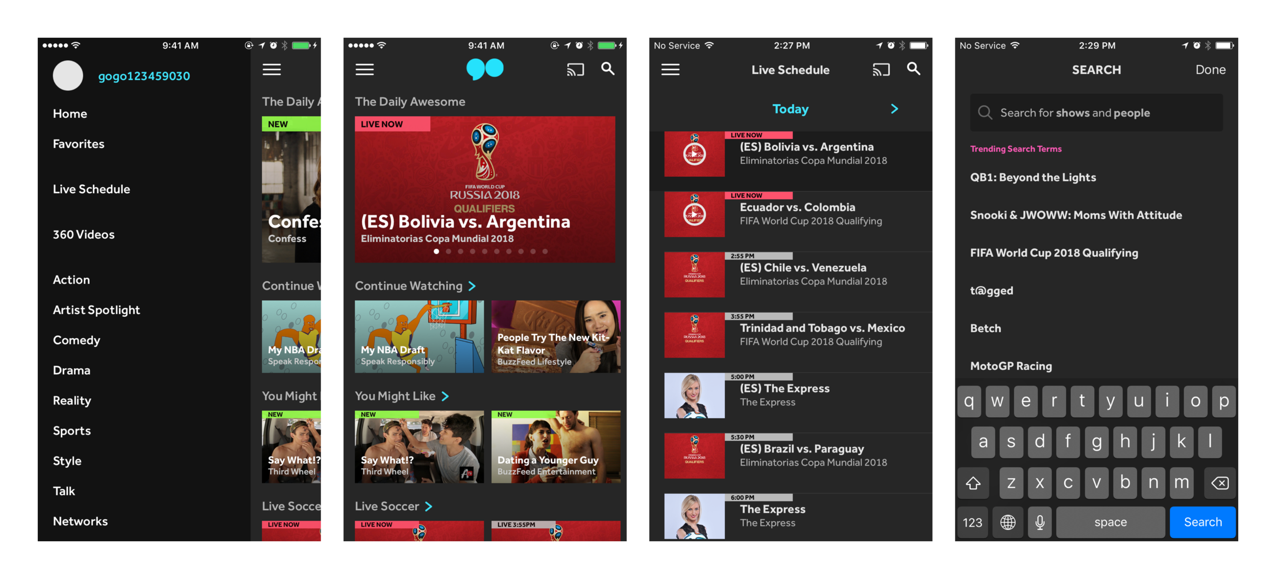 Before the redesign, content density was high but legibility was low.