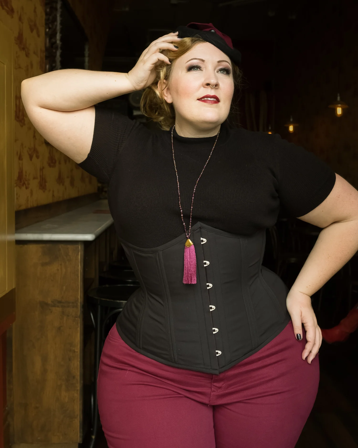 Cupid Underbust Corset For Curvy Bodies Dark Garden Dark Garden Corsetry