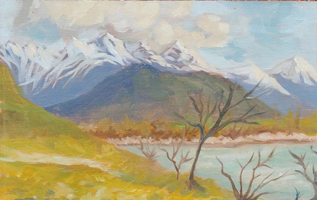'Lake Hayes, Queenstown Plein Air'