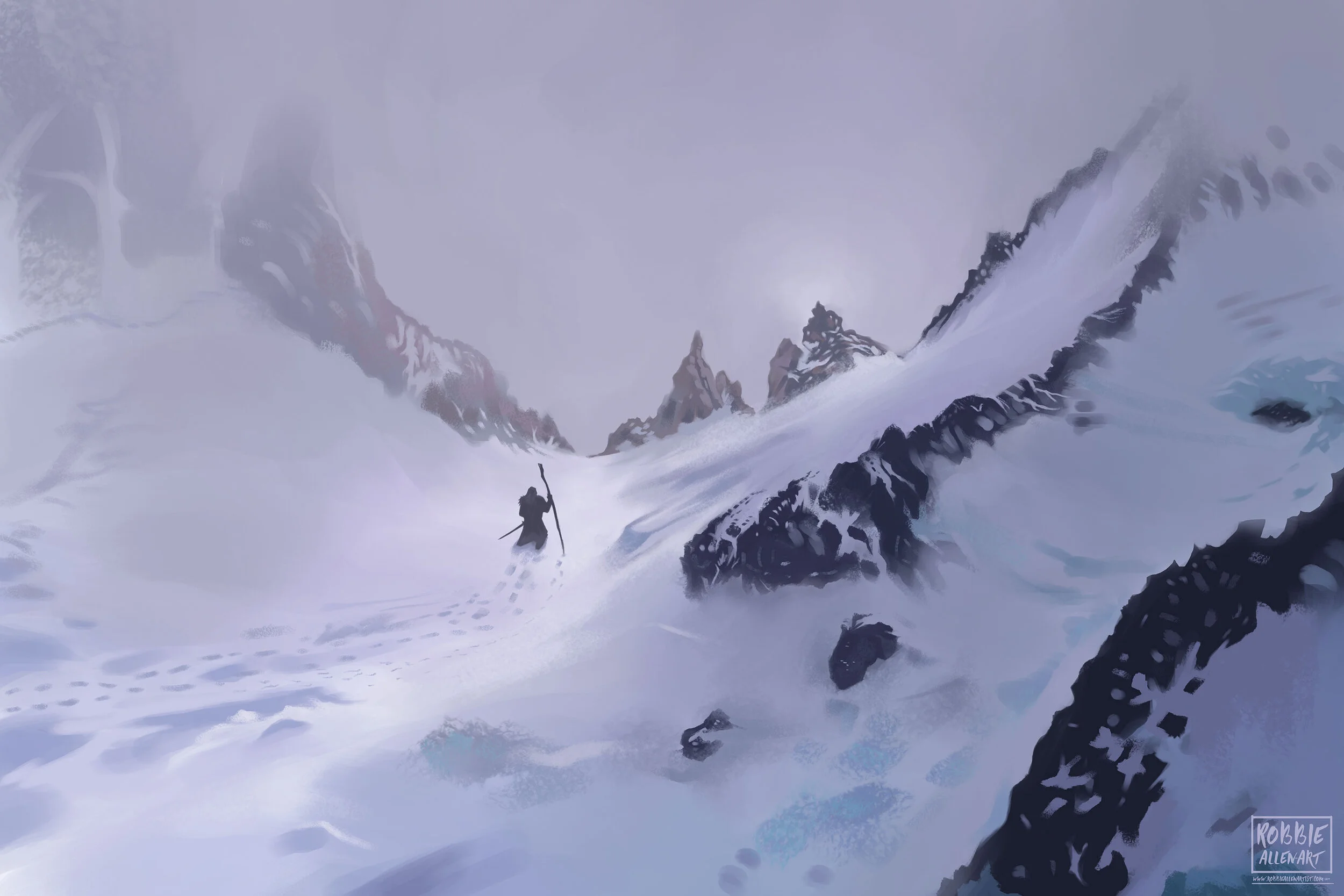 Rocks of The Snowy Peaks