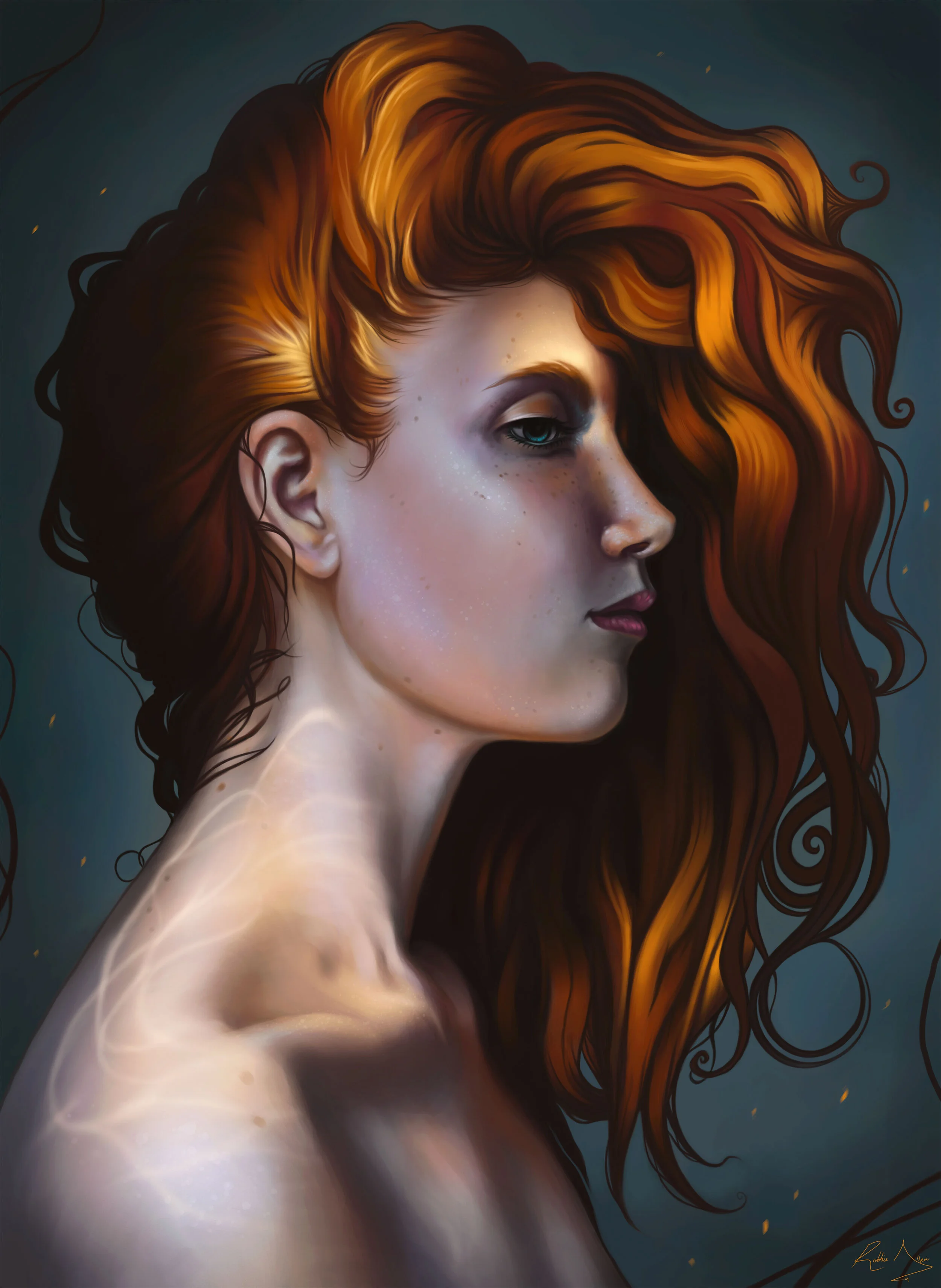 Celtic Female Portrait 