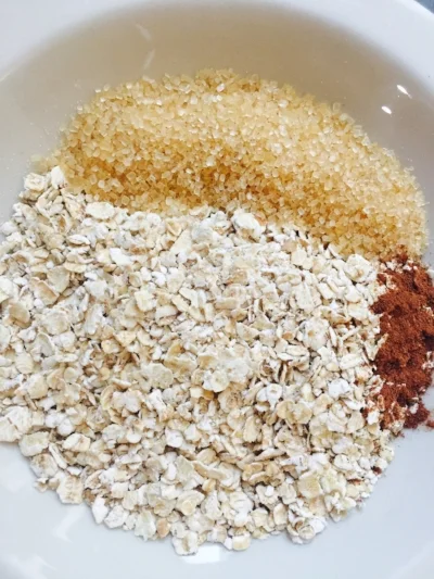 Oats, Sugar, Cinnamon