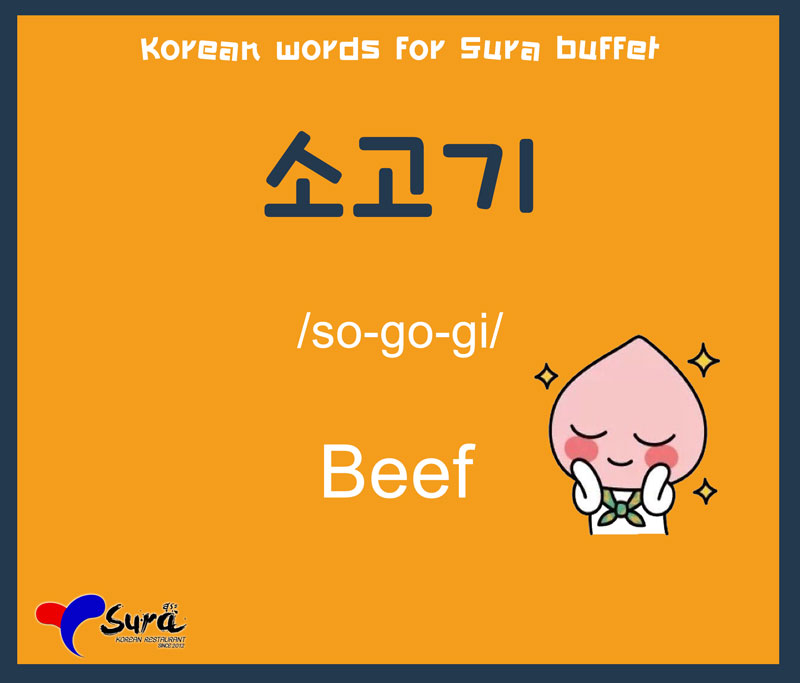 How To Read Korean Words Of Sura Menu Shabu Sura Korean BBQ