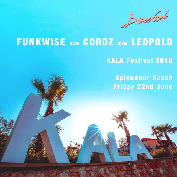 B2B with Discofunk residents Cordz & Leopold at KALA Festival 2018