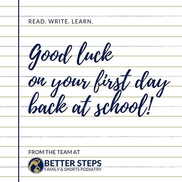 Good luck to all our smaller patients this week! Have a wonderful year #betterstepspodiatry #podiatry #kidsfeet #brisbanepodiatrist #bulimbapodiatrist #bulimbabusiness #bulimbabusiness #hawthorne