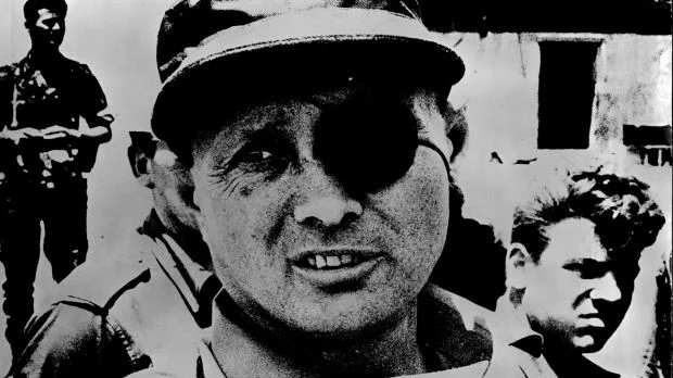 Moshe Dayan, Israeli Minister of Defence during the Six Day War. Photo: Fairfax Media
