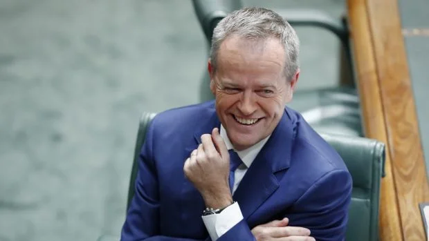 Opposition Leader Bill Shorten during question time at Parliament House in Canberra on Wednesday. Photo: Alex Ellinghausen