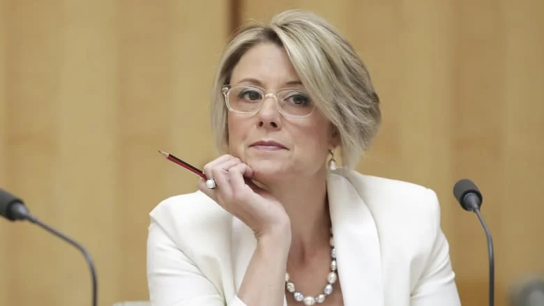 Senator Kristina Keneally, who has led Labor's probe into the Great Barrier Reef Foundation, during an estimates hearing at Parliament House in Canberra in May. Photo: Alex Ellinghausen
