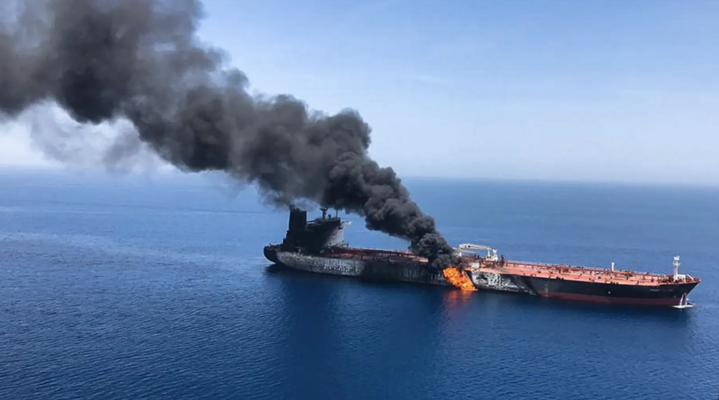 Two oil tankers near the strategic Strait of Hormuz were reportedly attacked by the Iranian Revolutionary Guard. Credit:AP