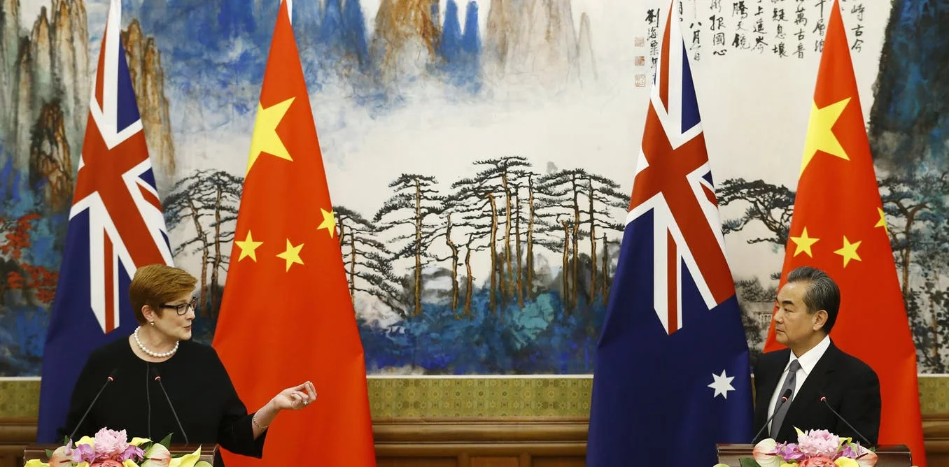 The Morrison government is at risk of losing control of China policy at the most critical time in Australian history. AAP/EPA/Thomas Peter/pool
