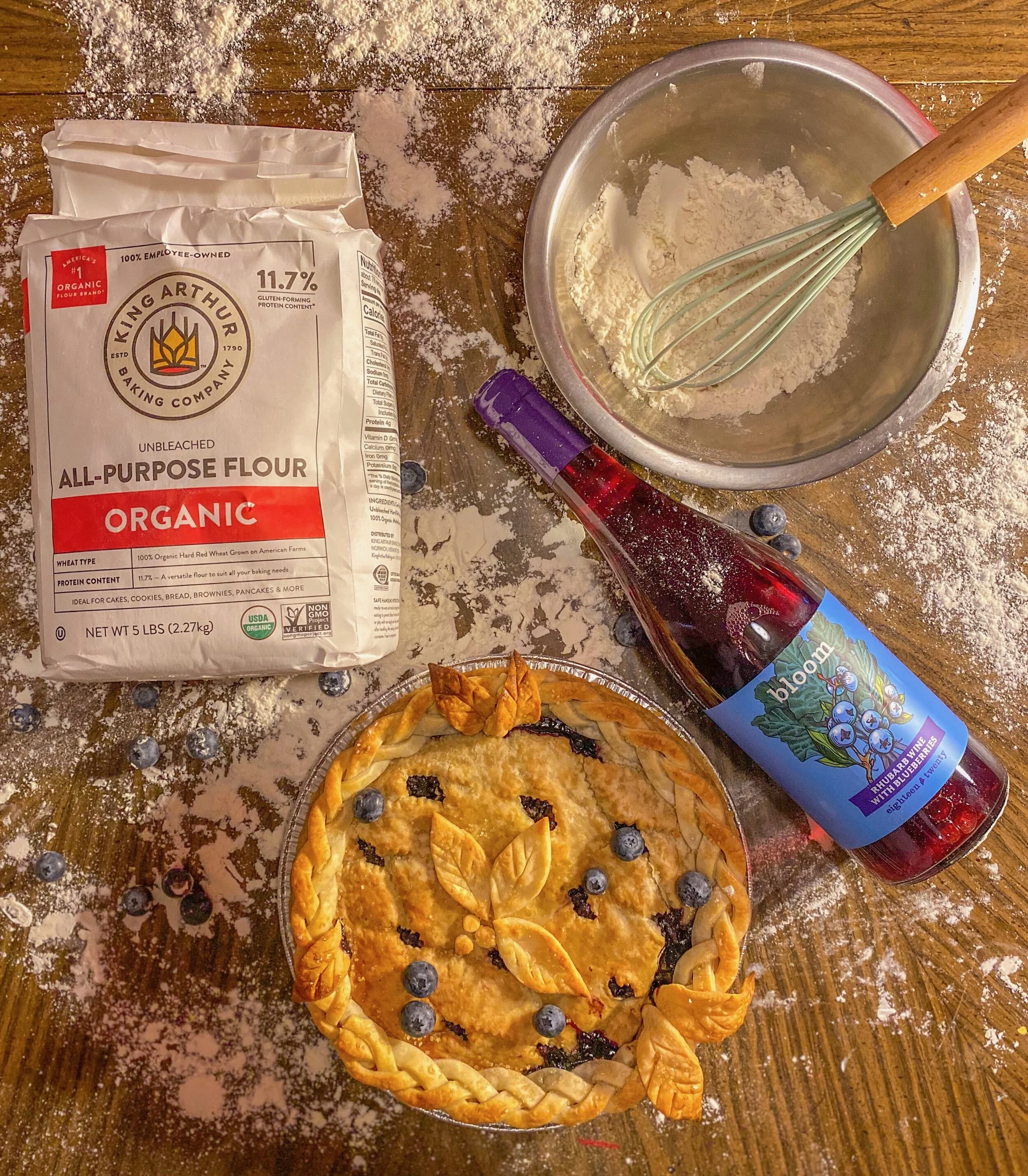 Blueberry Pie with a Twist!