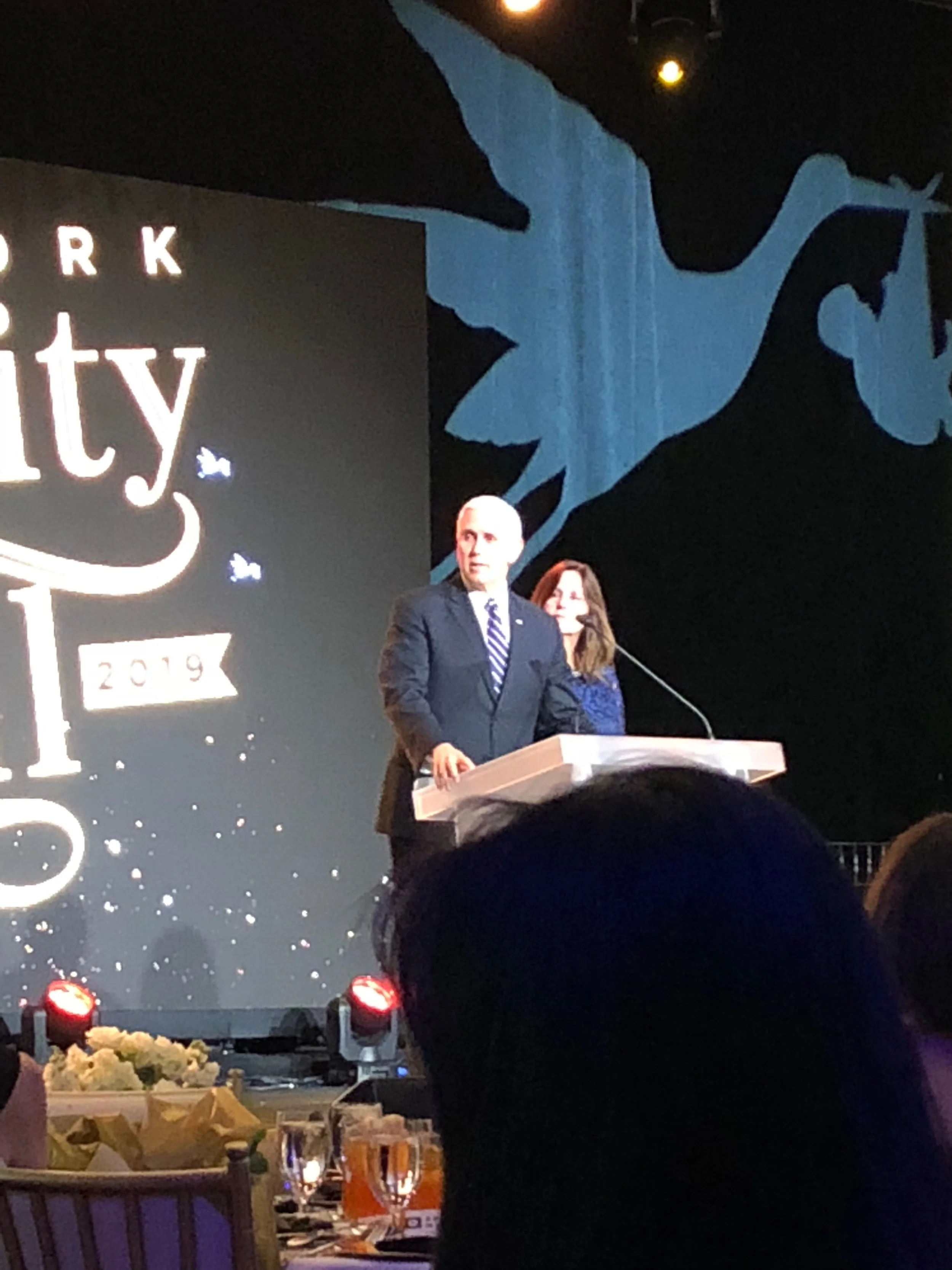 VP Pence - Surprise Guest at the Storks Ball