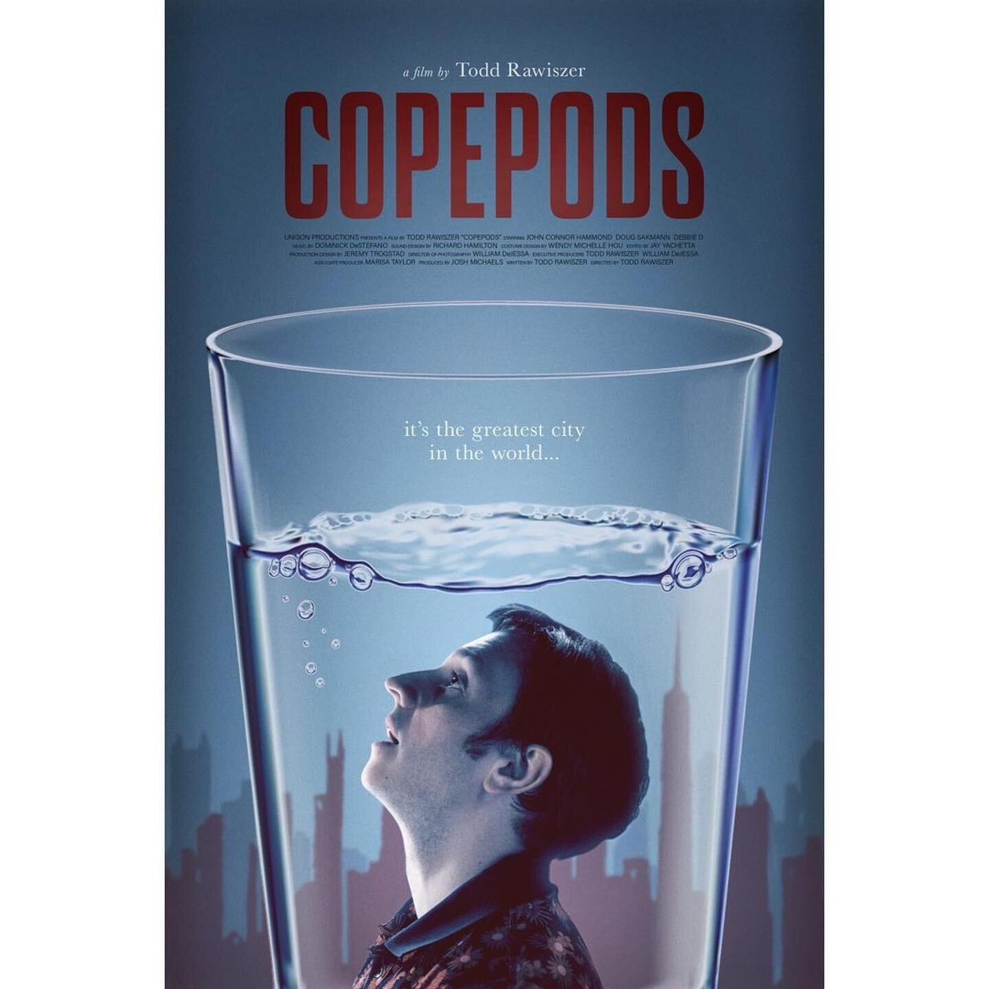 Premiering tonight @nyshortfilmfest 9:30p

Copepods - Short Film  Writer/Director/Producer: @todd.raw

Cast:
John: @johnconnorhammond 
Jaco: @dougsakmann
Mom: @debbie_d46
Katie: @katie.walsh.33
Kiddo: @_smith_warren

Crew: 
Producer: @joshnnosh
Execu