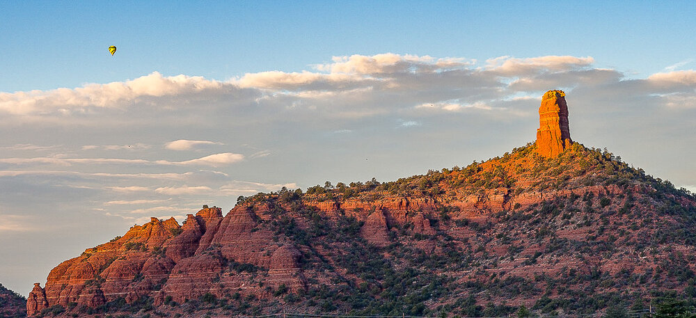 Chimney Rock on the left...