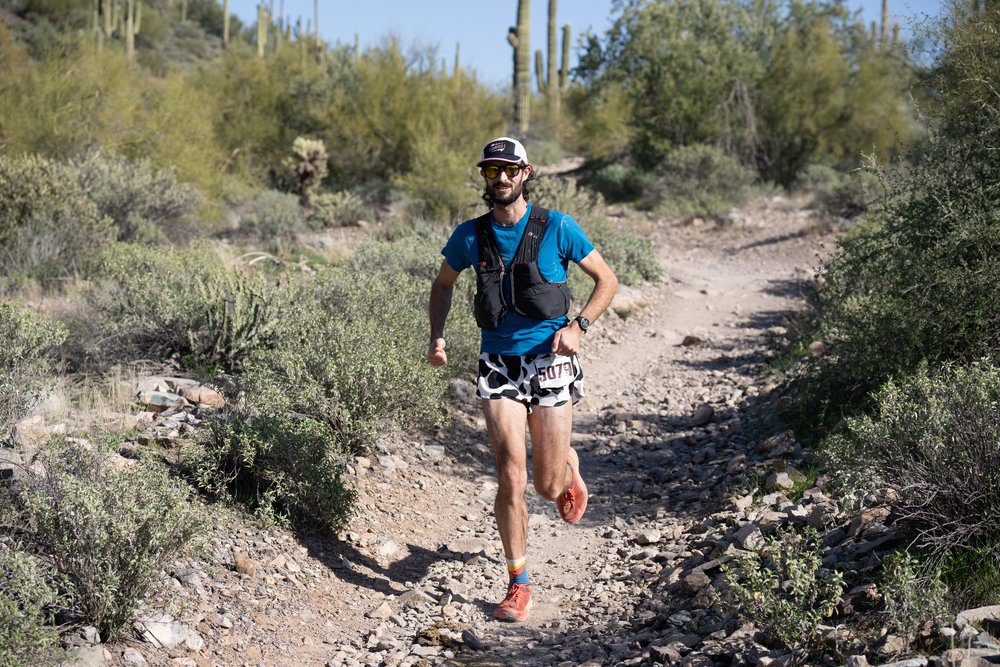 Cave Creek 50 miler. My son, not me!