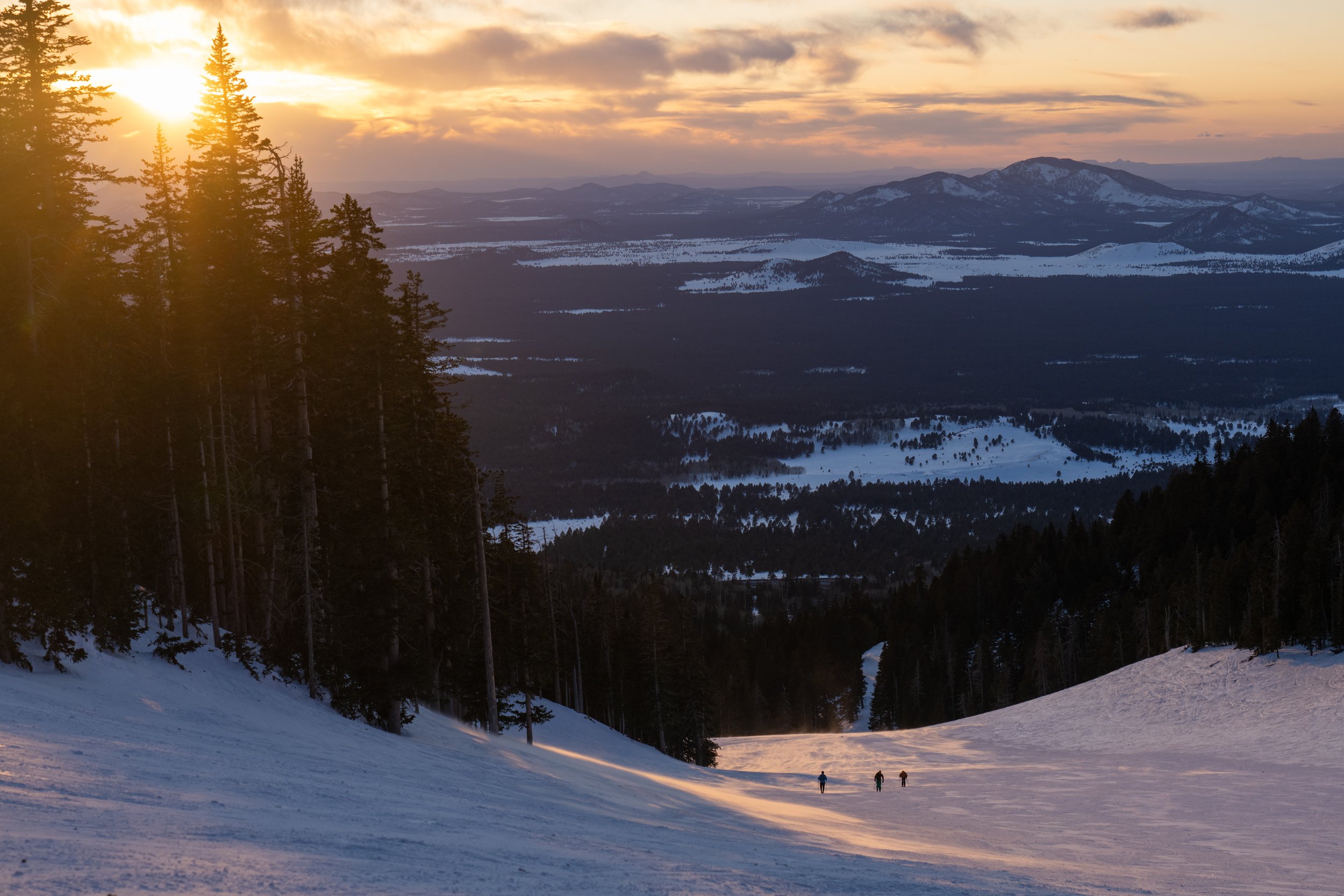 Uphill skiing, running, and riding