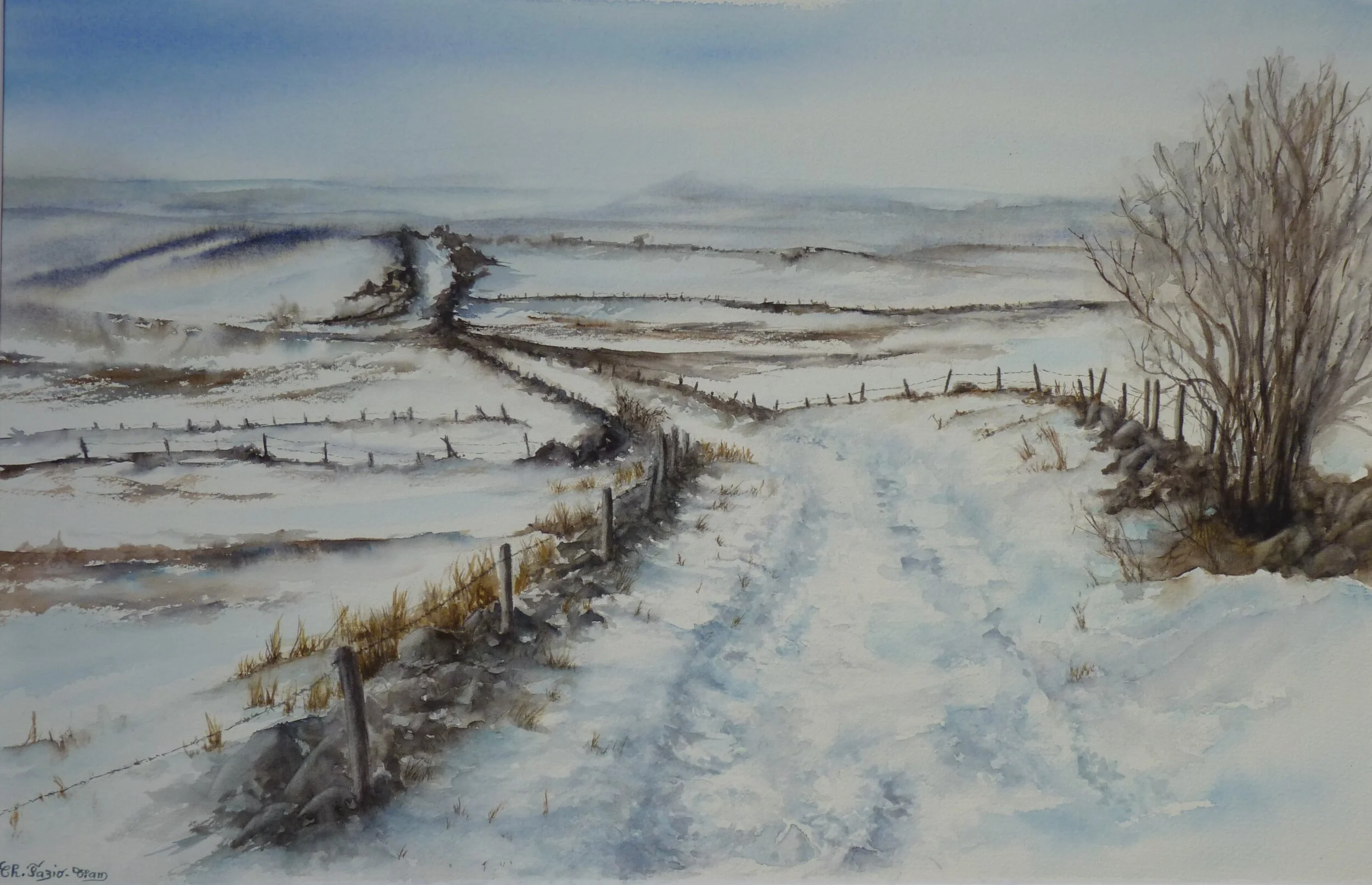 Chemin d'hiver     53 X 34.JPG