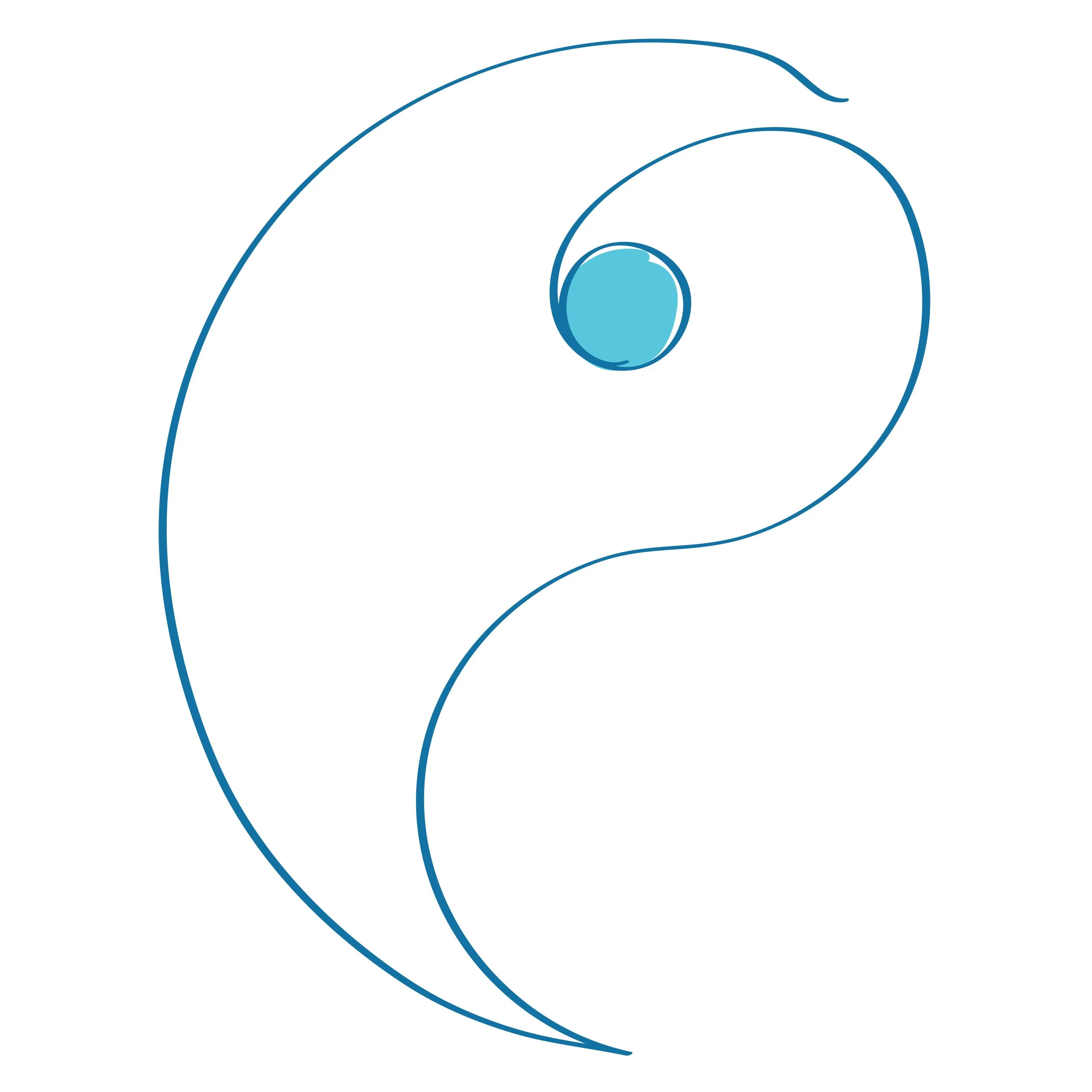 Stetch of the Yang aspect of the Yin Yang symbol. In TCM Yang is the male influence.