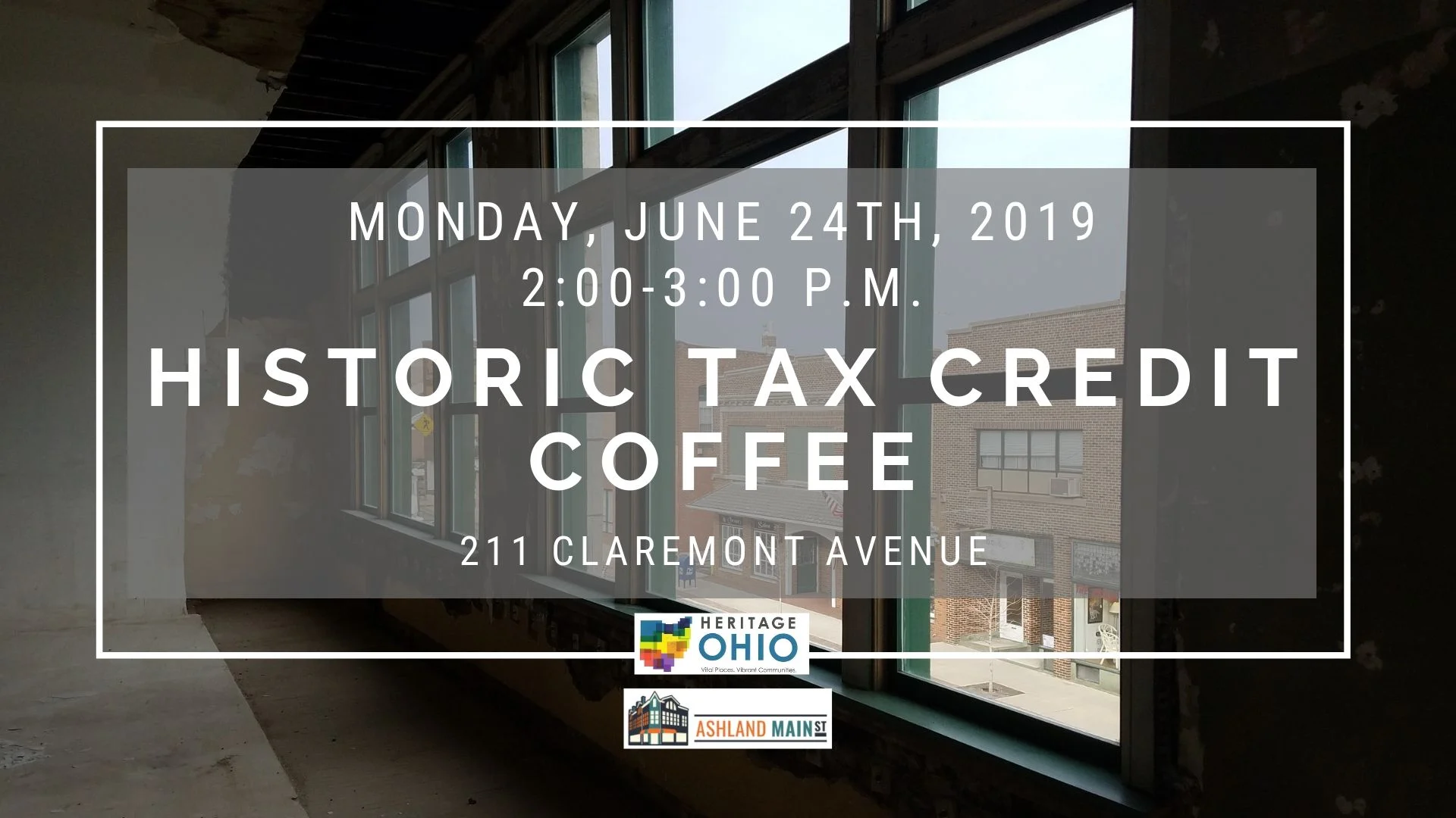Historic Tax Credit Coffee — Ashland Main Street