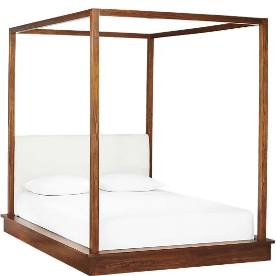 5. Bali wood canopy bed from CB2 - $1,199 - $1,399