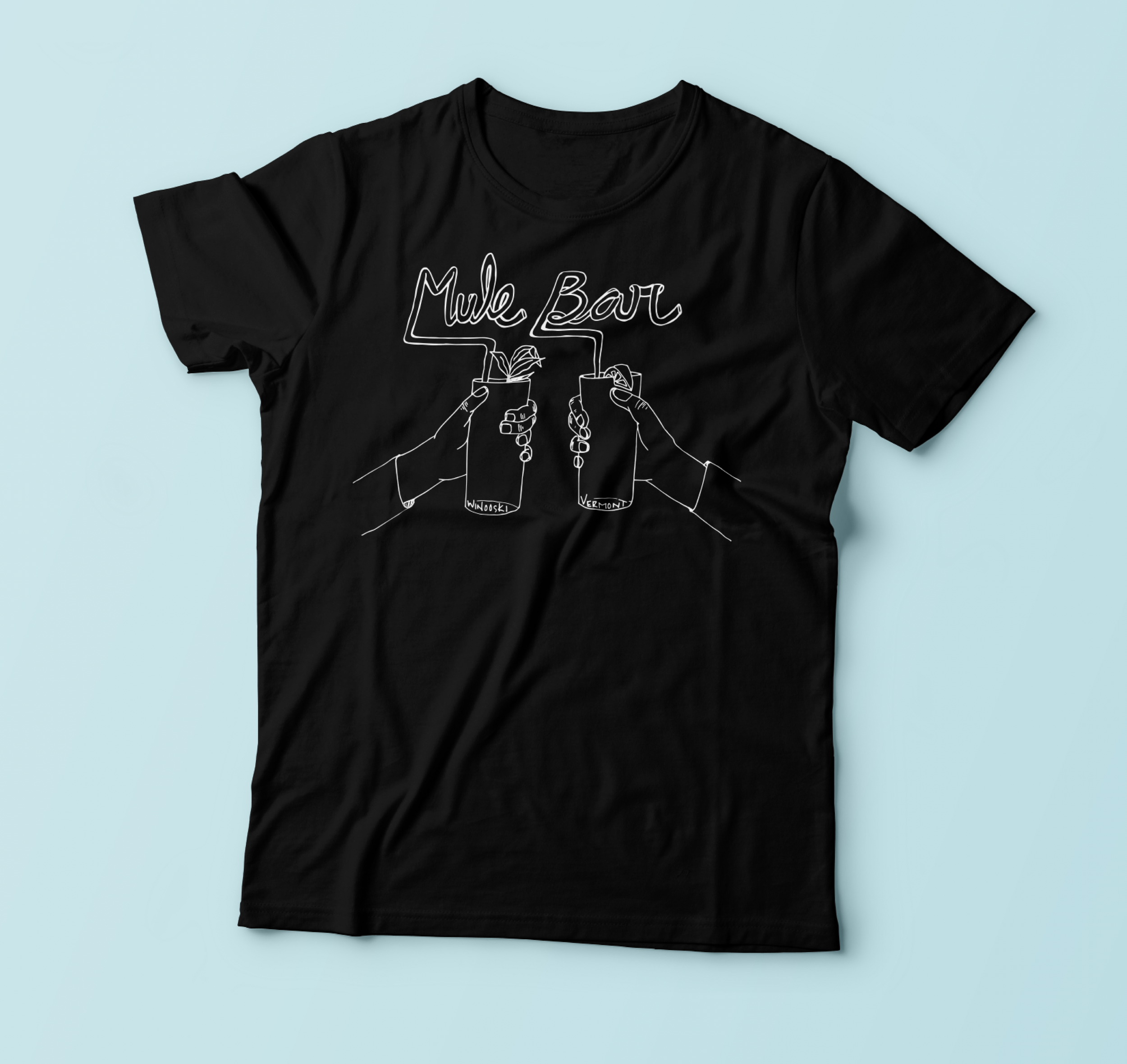 Mule Straw Design Tee Shirt