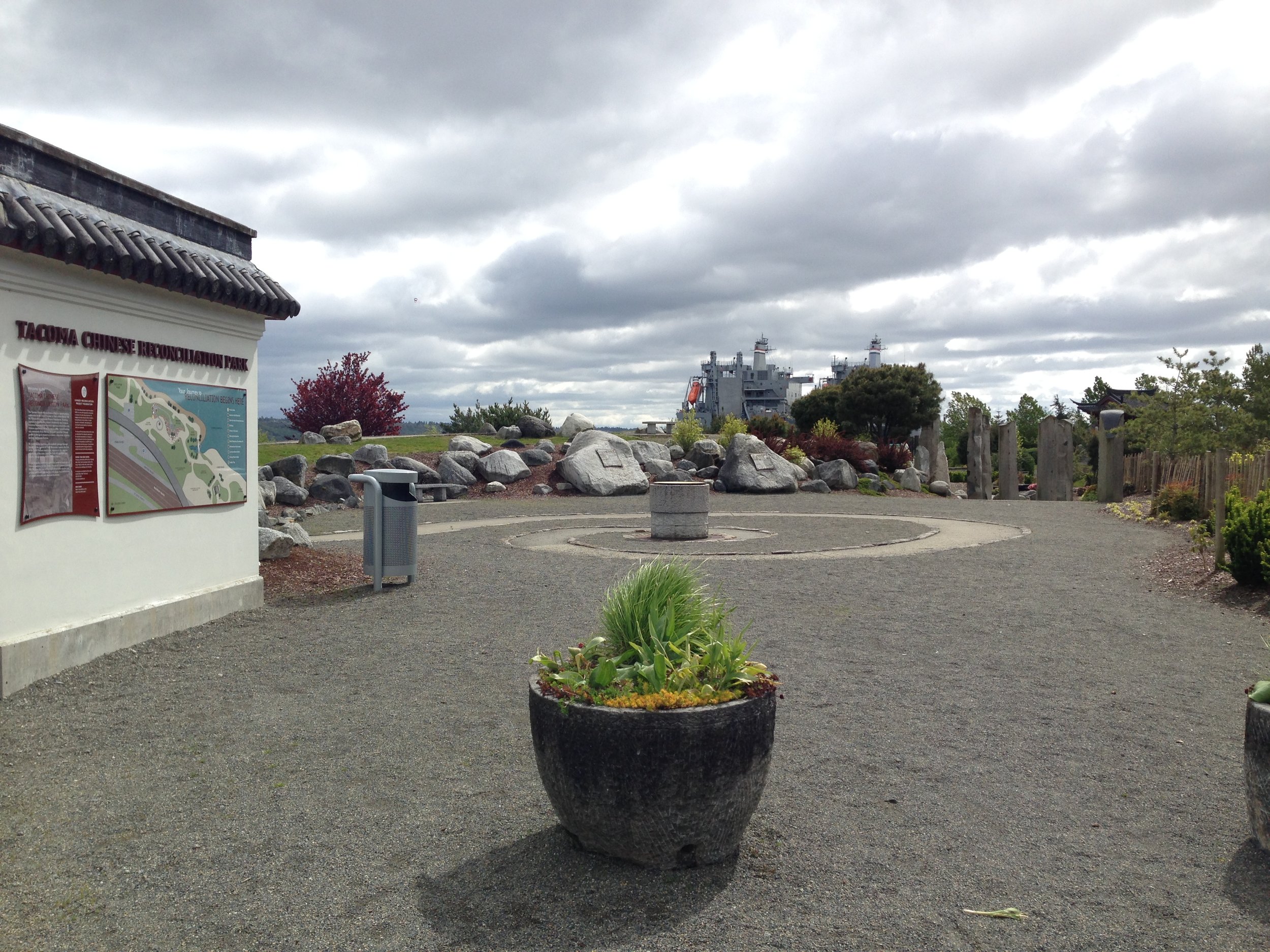  Overview of Chinese Reconciliation Park in Tacoma, Washington. Cesare Bigolin. 