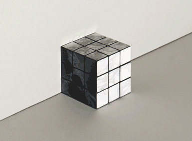 Marble rubics cube (it has never been solved again...). Photo: Michael Bodiam.