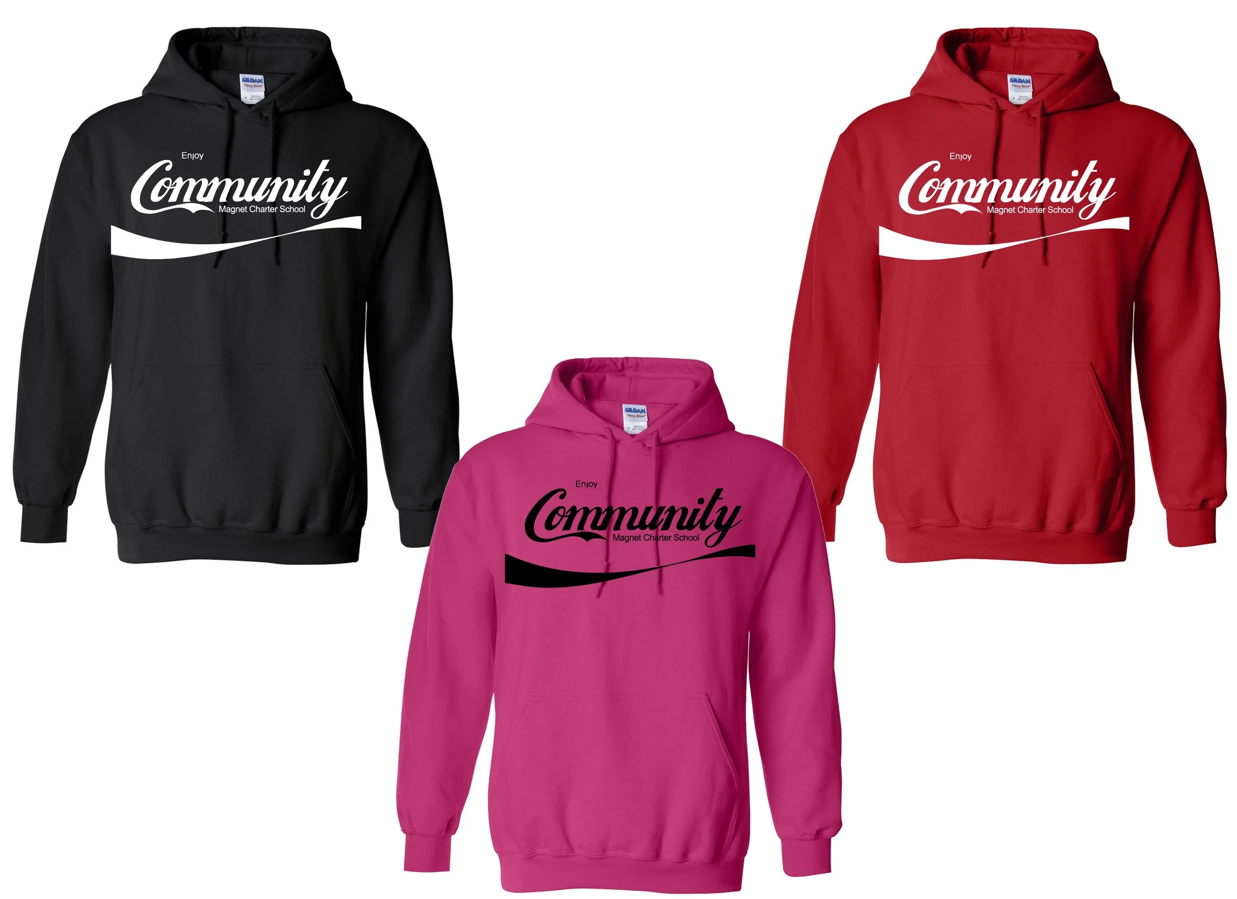 CMCS VINTAGE "ENJOY" HOODIE **ONE LEFT **