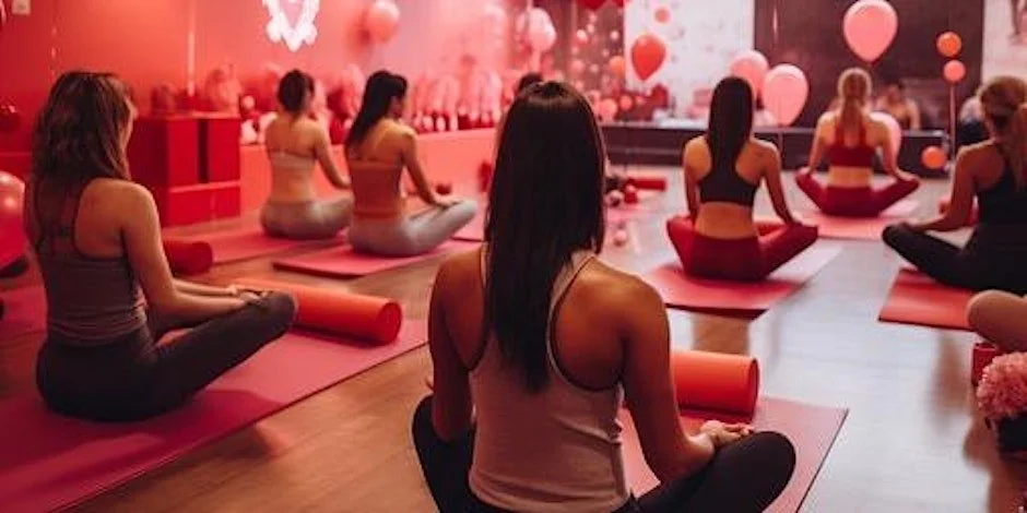 Valentine's Day Partner Yoga
