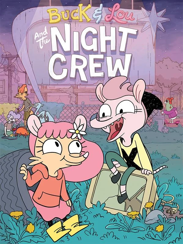 Poster illustrated by Night Crew co-creator Tara Helfer.