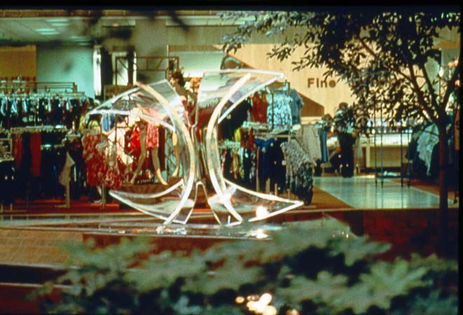 Oak Park Mall  (Overland Park, KS), acrylic, 1975