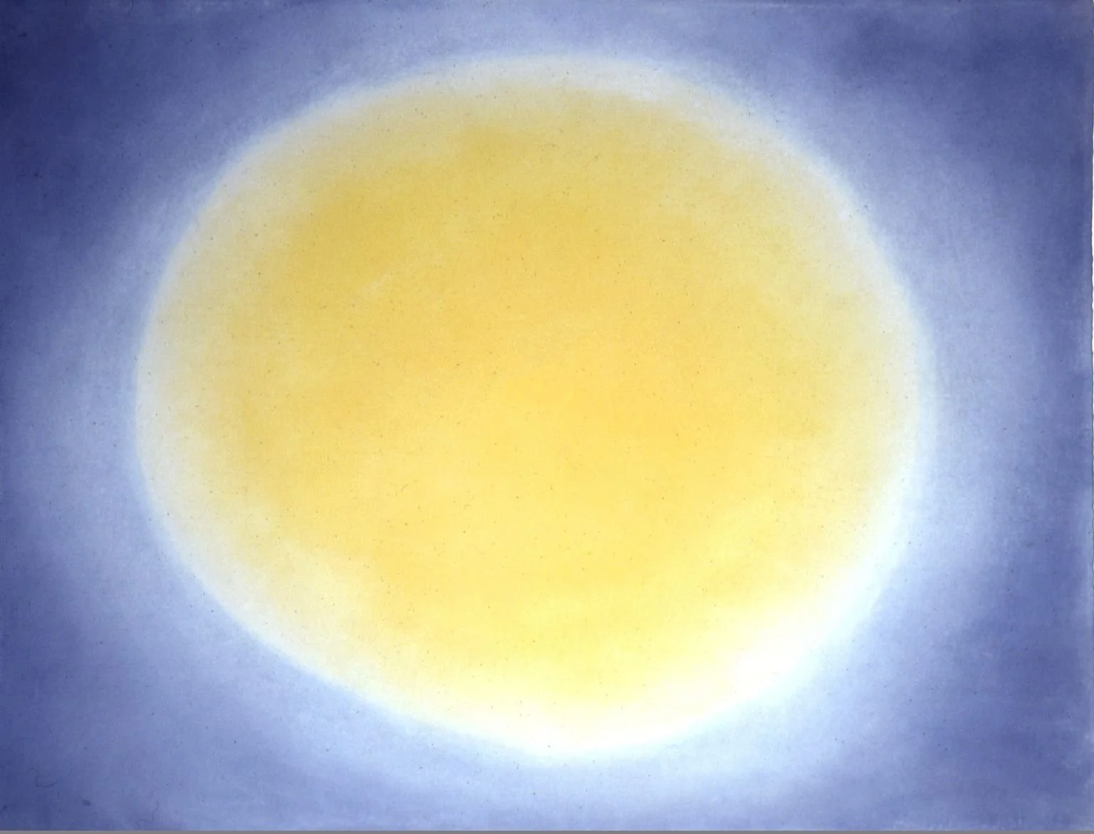 Oval, 1983, pastel on paper, 22 x 30in