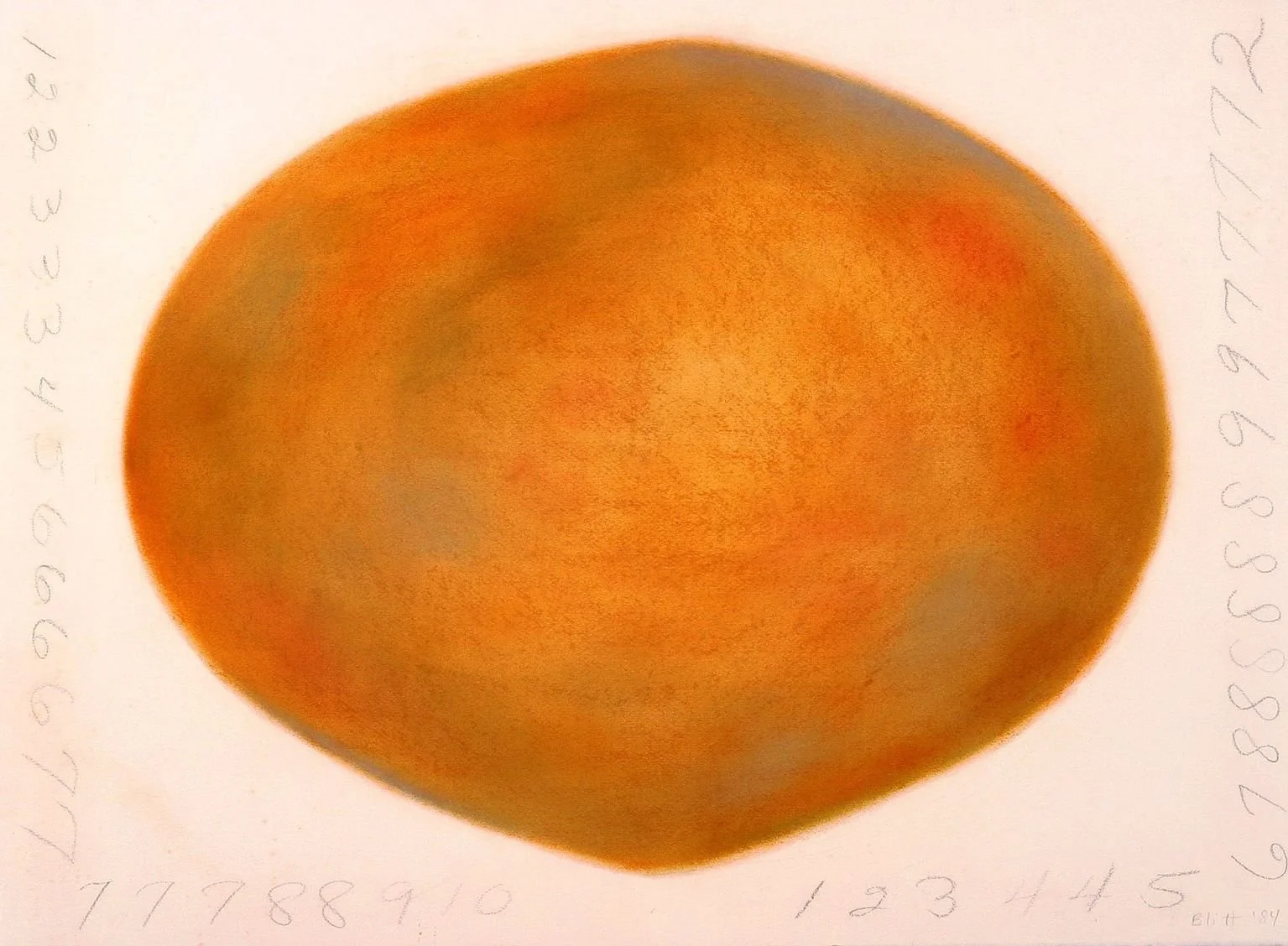 Inner Peace VII, 1984, pastel on paper, 22 x 30in