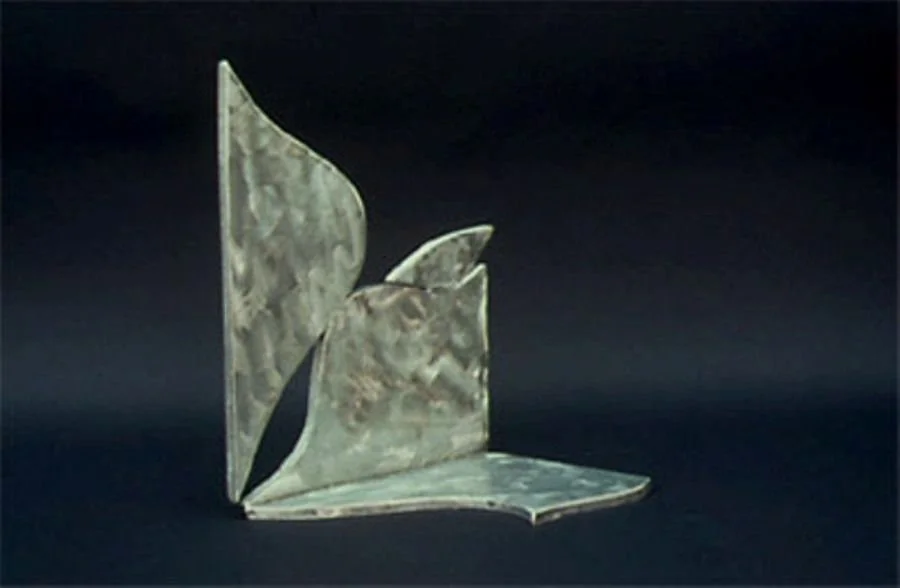 Echo, 1991, aluminum, 14 x 11in