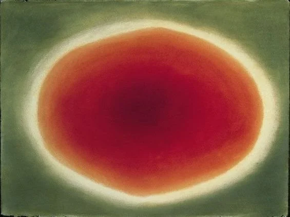 Oval, 1983, pastel on paper, 22 x 30in
