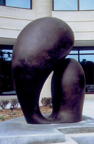 Love, 1987, bronze with brown patina, 7 x 5 x 4ft