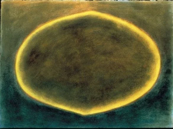 Finding Center, 1984, pastel on paper, 22 x 30in
