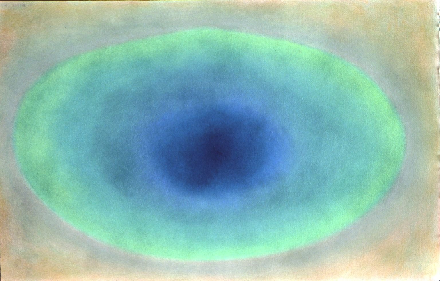 Oval, 1983, pastel on paper, 40 x 60in