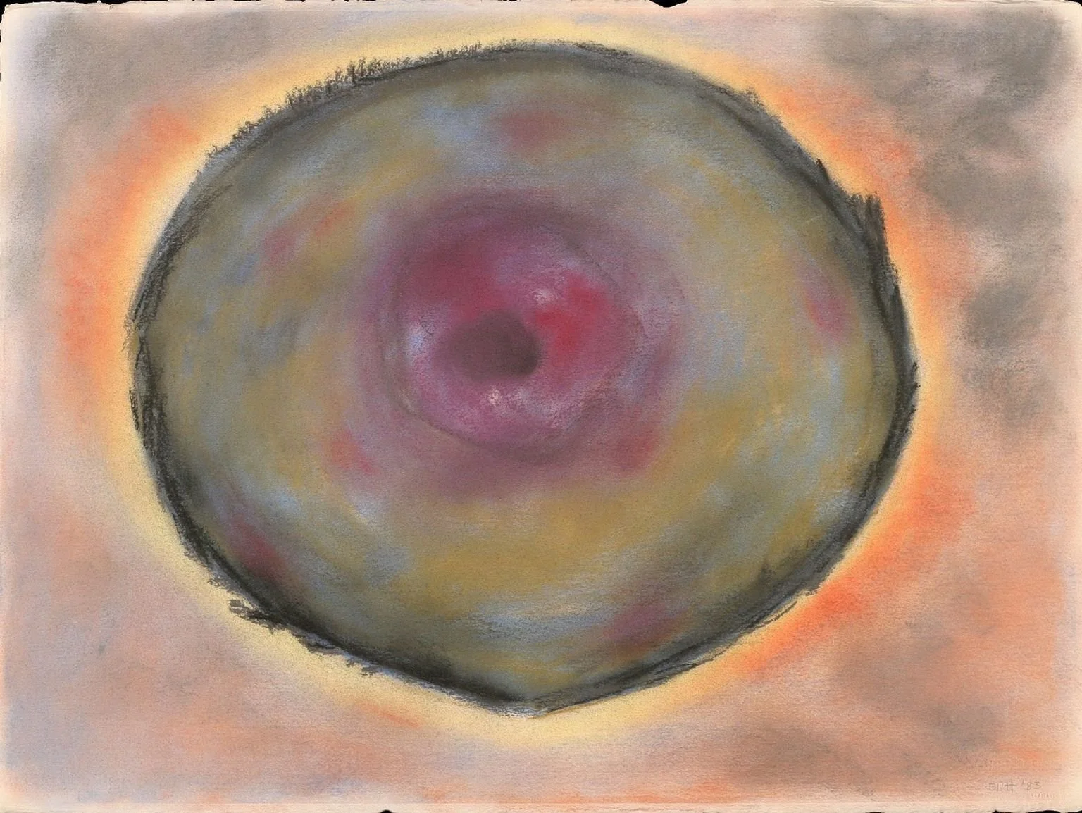 Let There Be Light II, 1983, pastel on paper, 22 x 30in