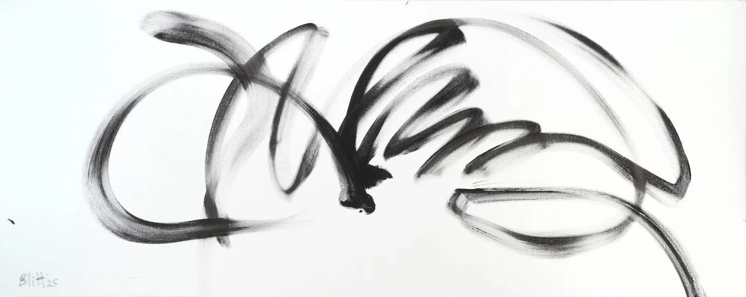 The Essence, acrylic on canvas, 2024, 24 x 60in