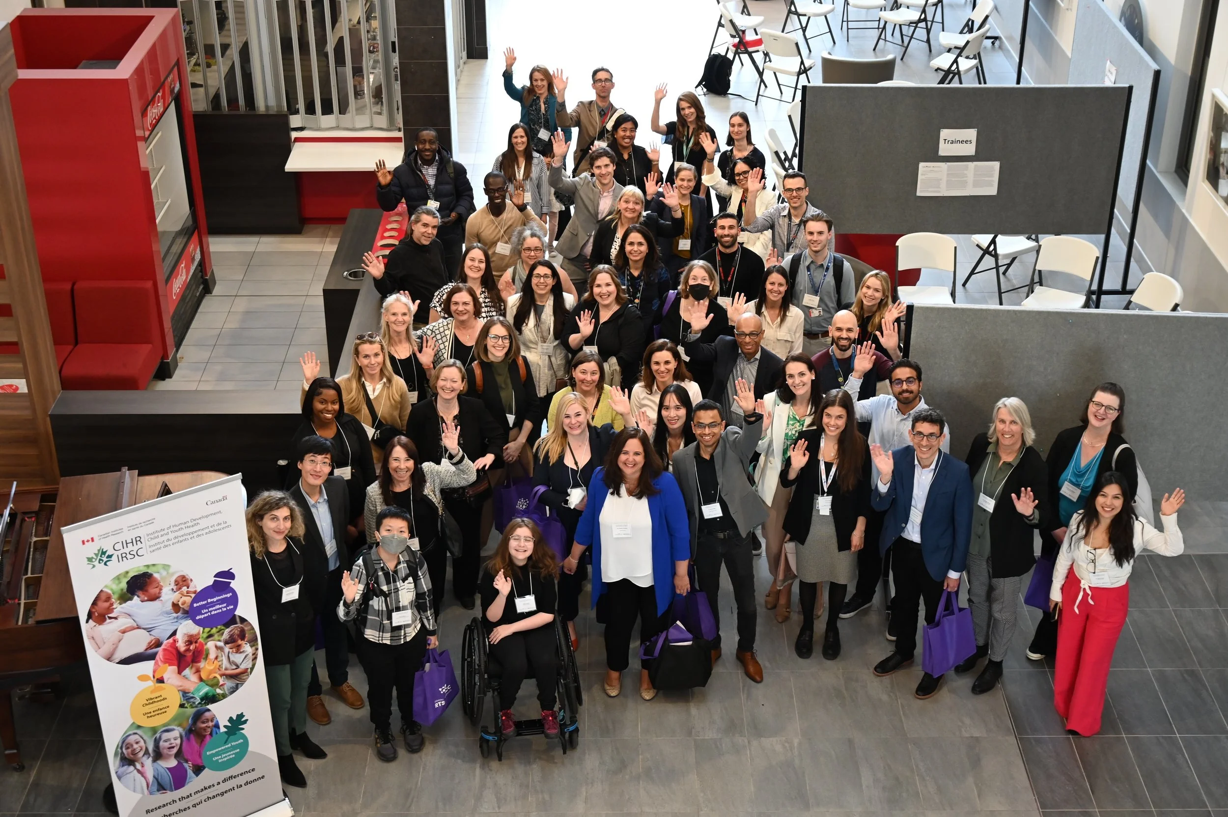 Les membres du Réseau BRILLEnfant « relient les points » à un événement d’engagement de la communauté de recherche des Instituts de recherche en santé du Canada 